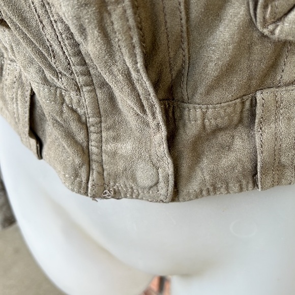 Ashley twenty six international faux suede bomber jacket size junior medium - Picture 9 of 13